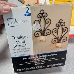 Mainstays Black Tealight Candle Holders